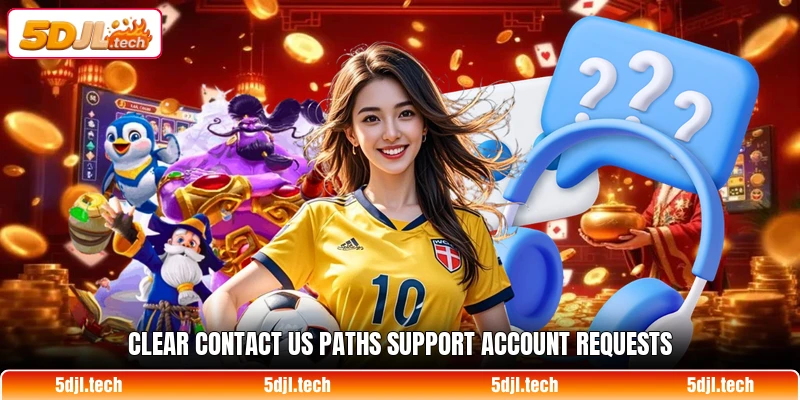 Clear contact us paths support account requests