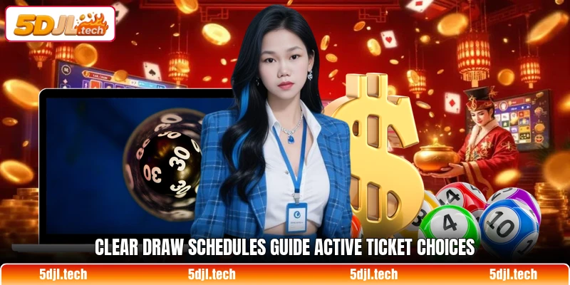 Clear draw schedules guide active ticket choices