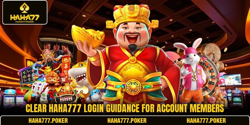 Clear HAHA777 login guidance for account members