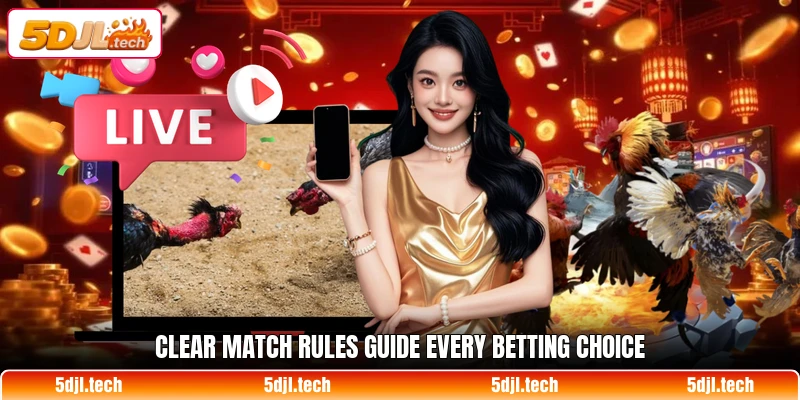 Clear match rules guide every betting choice