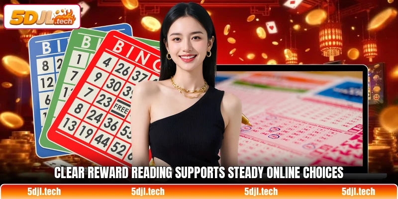 Clear reward reading supports steady online choices