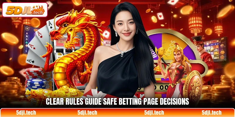 Clear rules guide safe betting page decisions