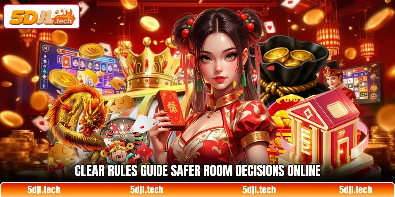 Clear rules guide safer room decisions online