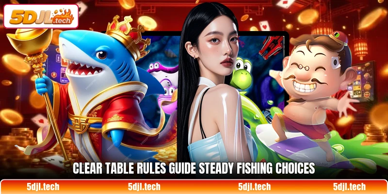 Clear table rules guide steady fishing choices