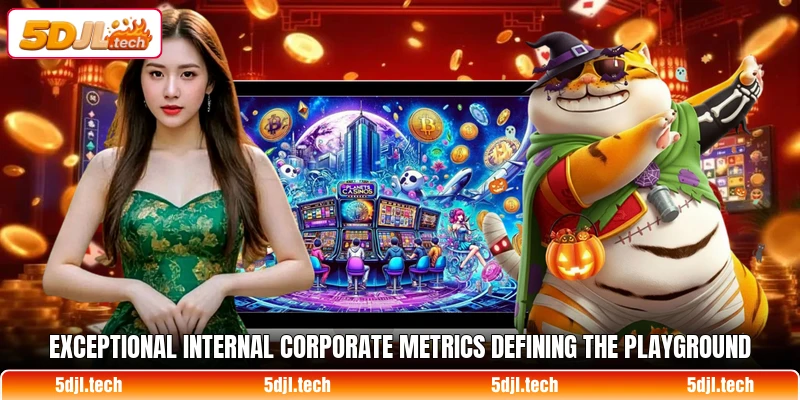 Exceptional internal corporate metrics defining the playground