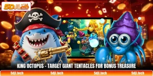 king octopus target giant tentacles for bonus treasure 1