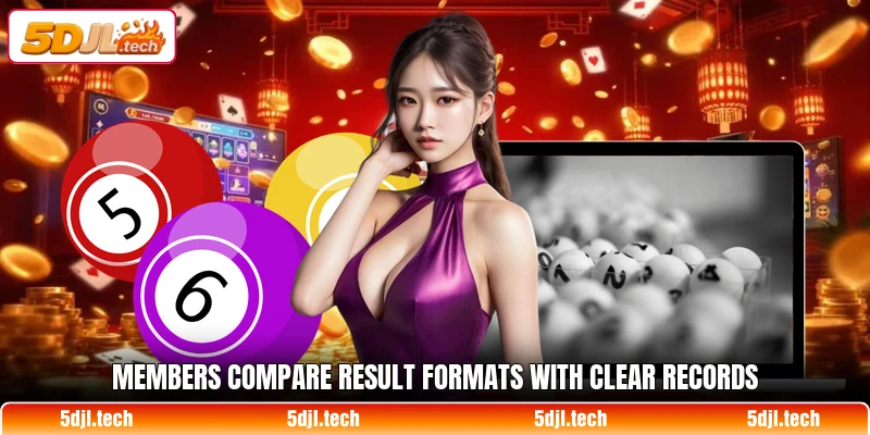 Members compare result formats with clear records