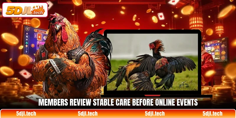 Members review stable care before online events