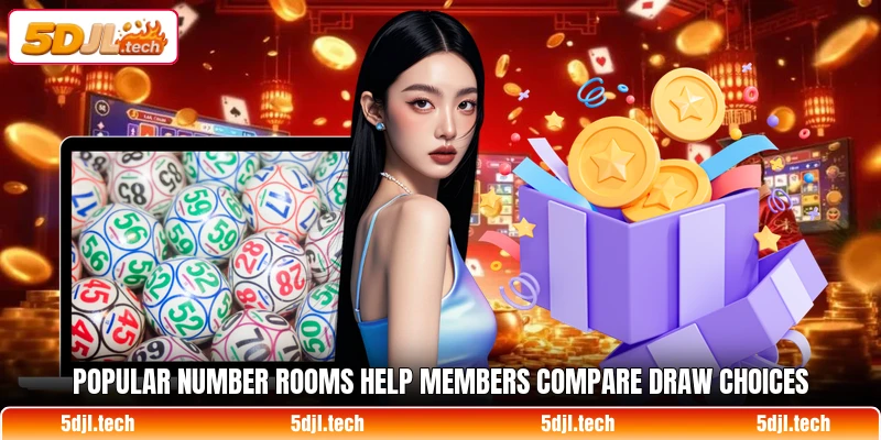 Popular number rooms help members compare draw choices