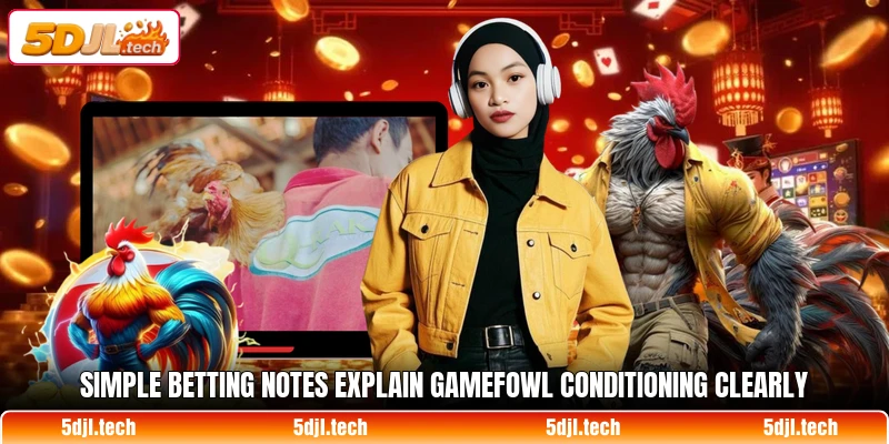 Simple betting notes explain Gamefowl Conditioning clearly
