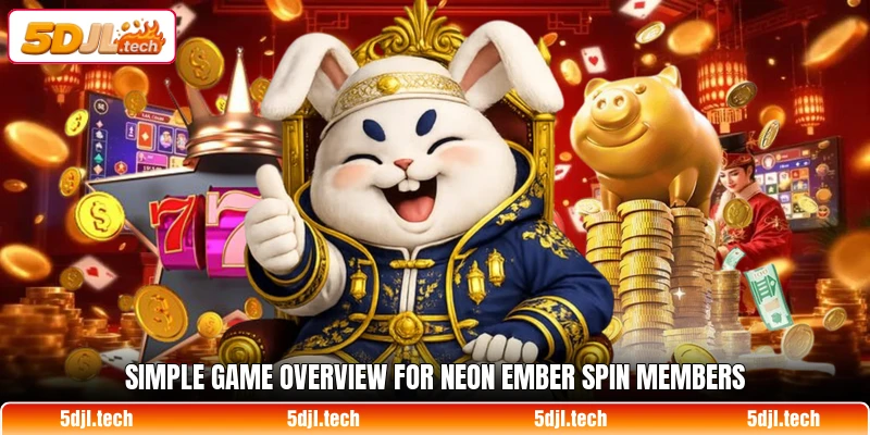 Simple game overview for Neon Ember Spin members